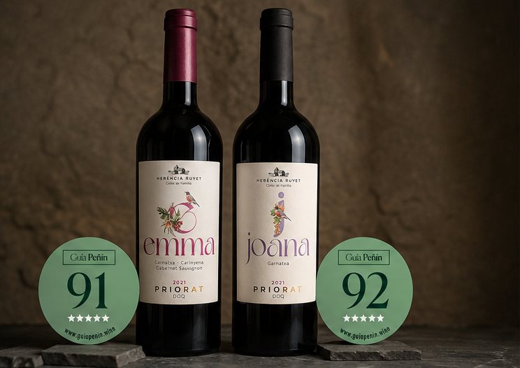 Els nostres primers vins ja tenen nota: Joana i Emma a la Guia Peñín 2026